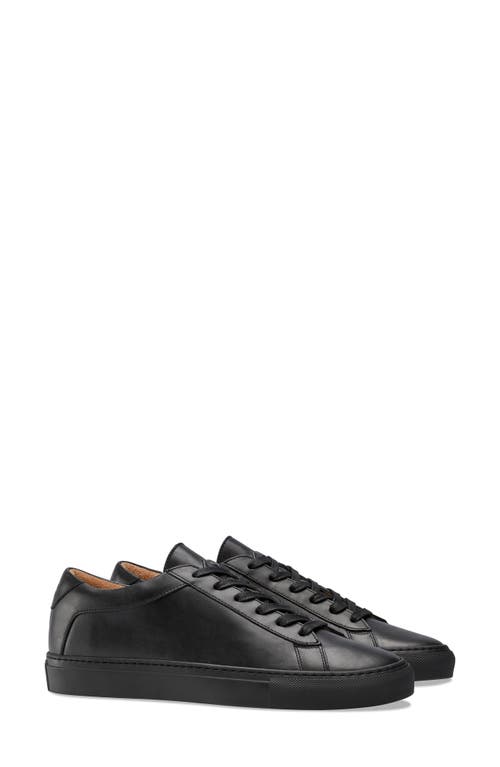 Koio Capri Leather Sneaker in Nero