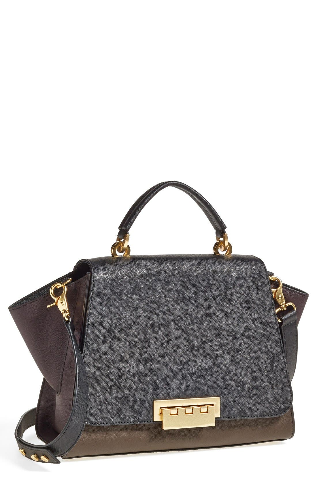 ZAC Zac Posen 'Eartha' Saffiano Leather Top Handle Satchel Nordstrom