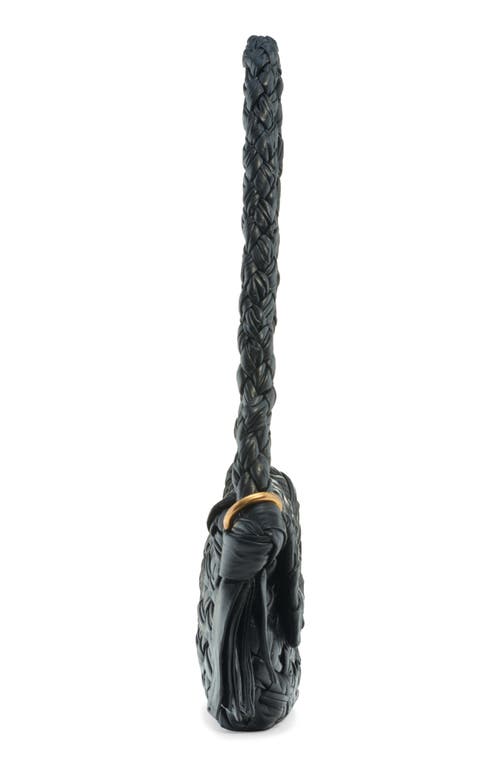 BOTTEGA VENETA BOTTEGA VENETA KALIMERO INTRECCIATO LEATHER SHOULDER BAG 