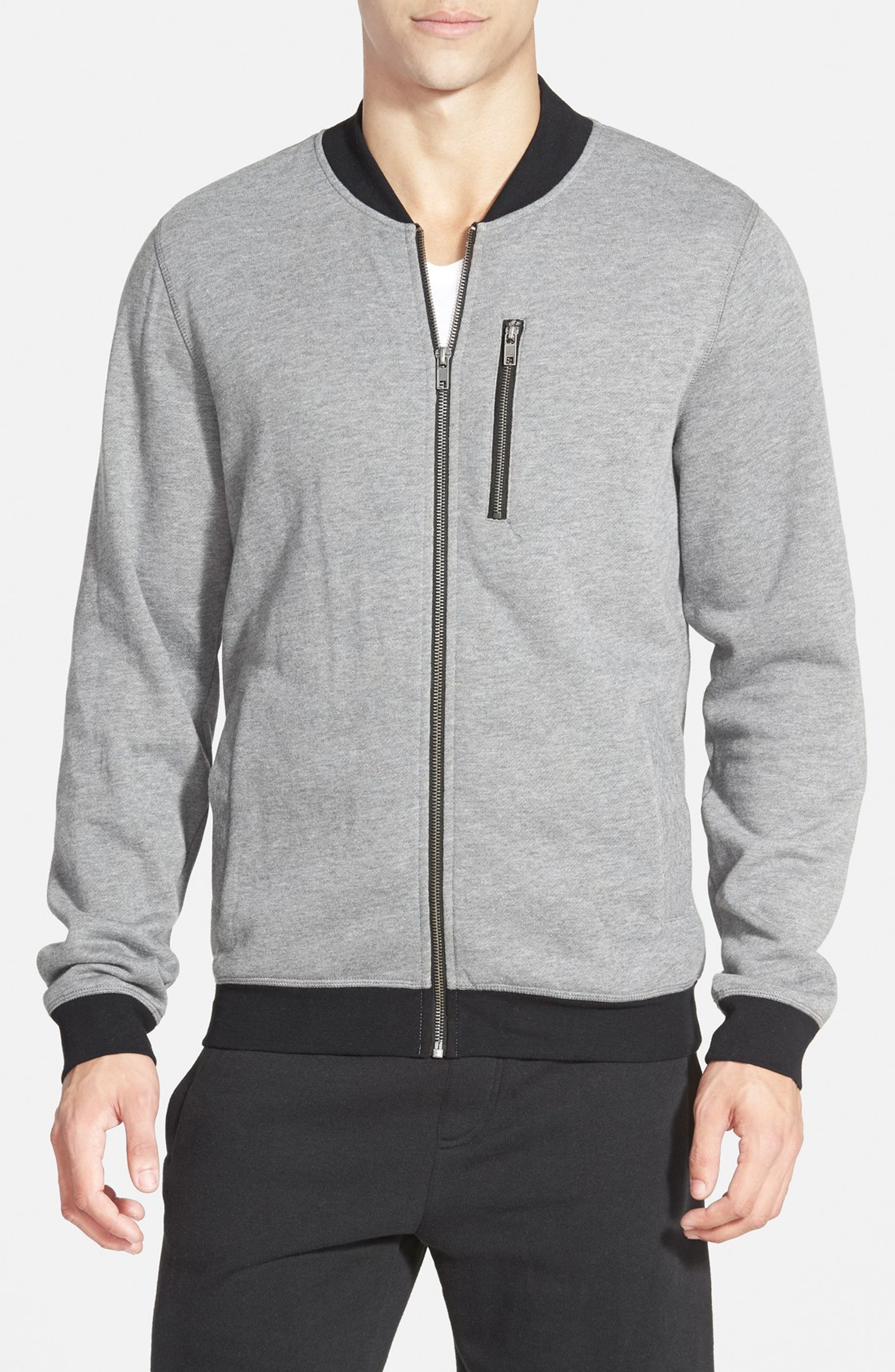 The Rail Lightweight Knit Bomber Jacket Nordstrom