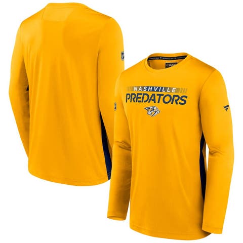 Nashville Predators Youth Classic Blueliner Pullover Sweatshirt - Gold