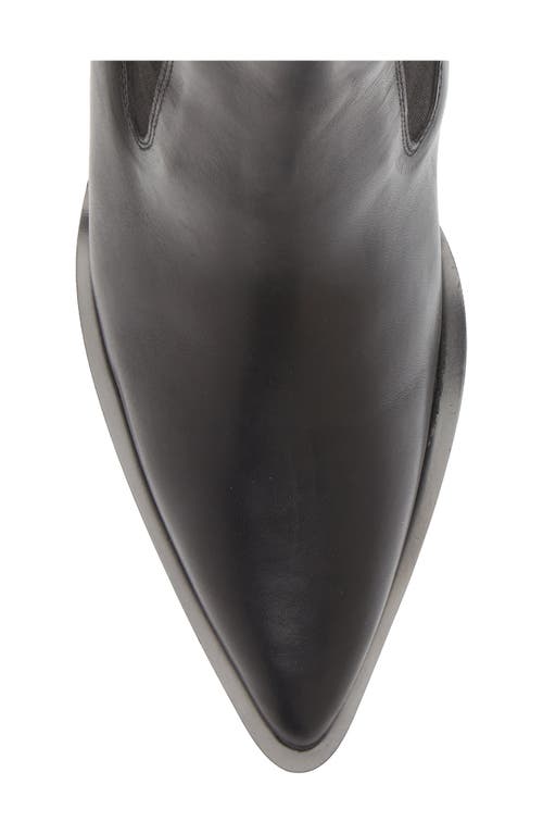 Atp Atelier Trino Pointed Toe Kitten Heel Chelsea Boot In Black