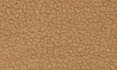 Joe's Faux Shearling Bomber Jacket In Camel