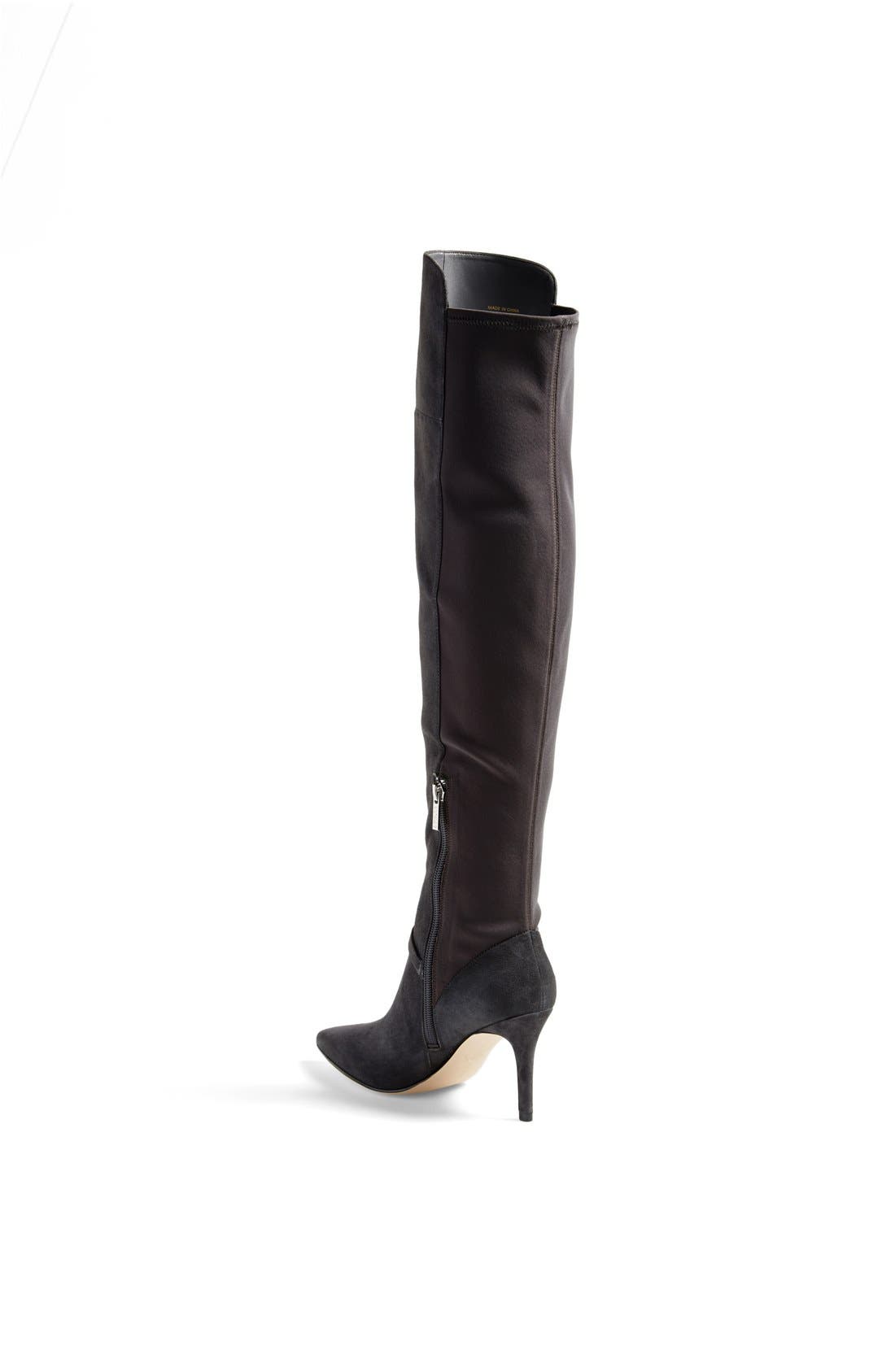 IVANKA TRUMP,
                                                'Anaba' Pointy Toe Over the Knee Boot,
                                                Alternate thumbnail 1, color,
                                                066