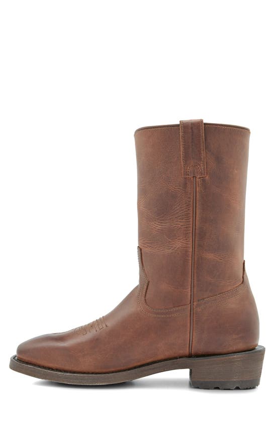 Frye Nash Roper Boot In Tobacco Crazy