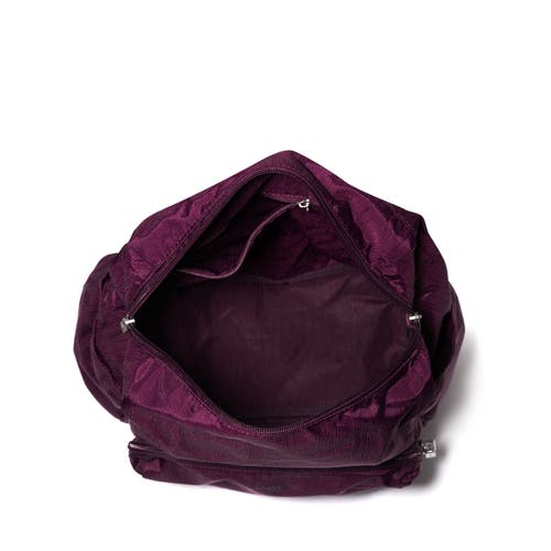 Baggallini Carryall Packable Backpack In Mulberry