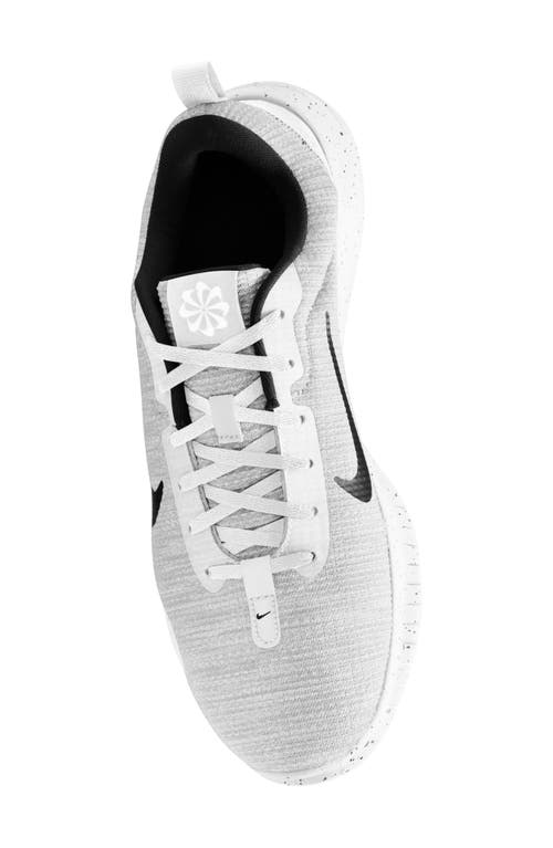 Nike Flex Experience Run 12 Road Running Shoe In White/black/white