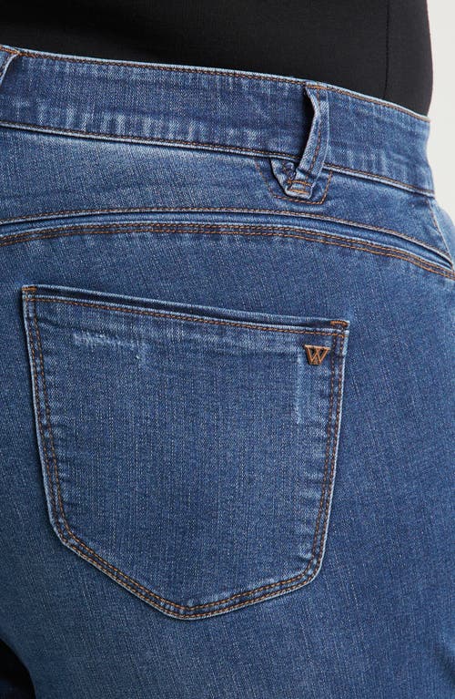 Wit & Wisdom Sawyer Ab'solution High Waist Straight Leg Jeans In Blue