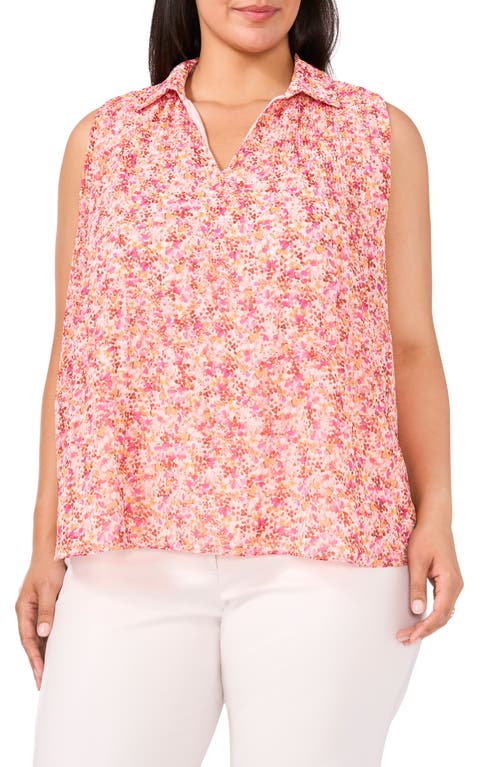 Shop Halogenr Halogen(r) Collared Sleeveless Top In Seashell Red