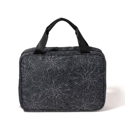 Baggallini Large Hanging Travel Toiletry Kit In Midnight Blossom