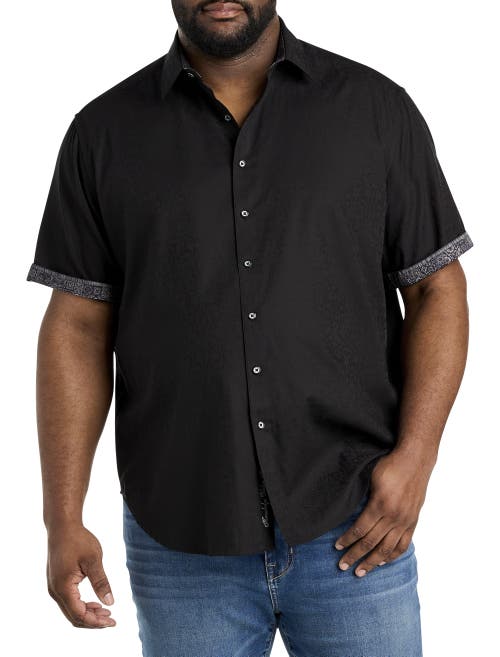 Shop Robert Graham Dxl Robert Graham Luther Sport Shirt In Black