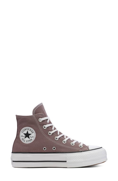 Shop Converse Chuck Taylor® All Star® Lift High Top Platform Sneaker In Pure Pumice/white/black