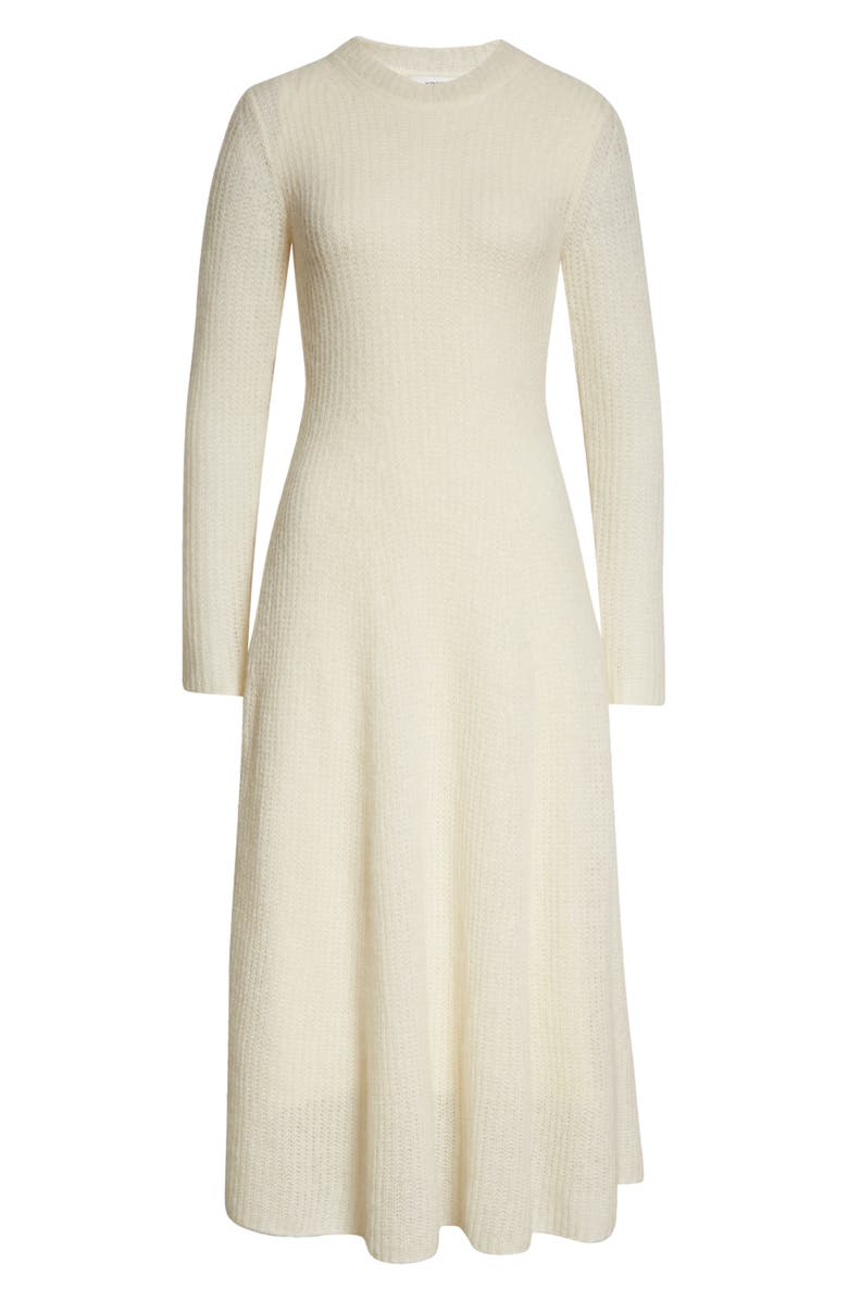Vince Long Sleeve Rib Alpaca & Merino Wool Blend Sweater Dress | Nordstrom