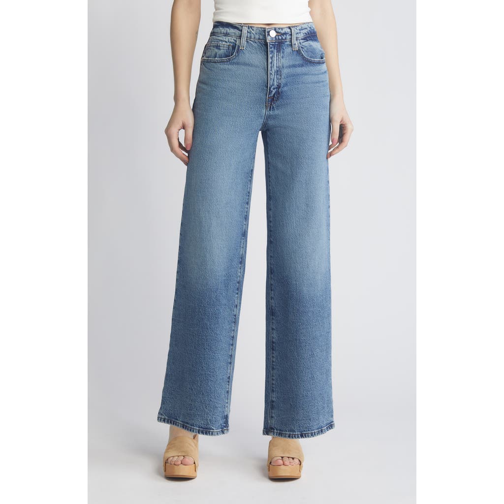 Frame Le Pixie Jane Ankle Wide Leg Jeans In Lomina