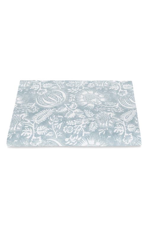 Matouk Granada 500 Thread Count Fitted Sheet In Hazy Blue