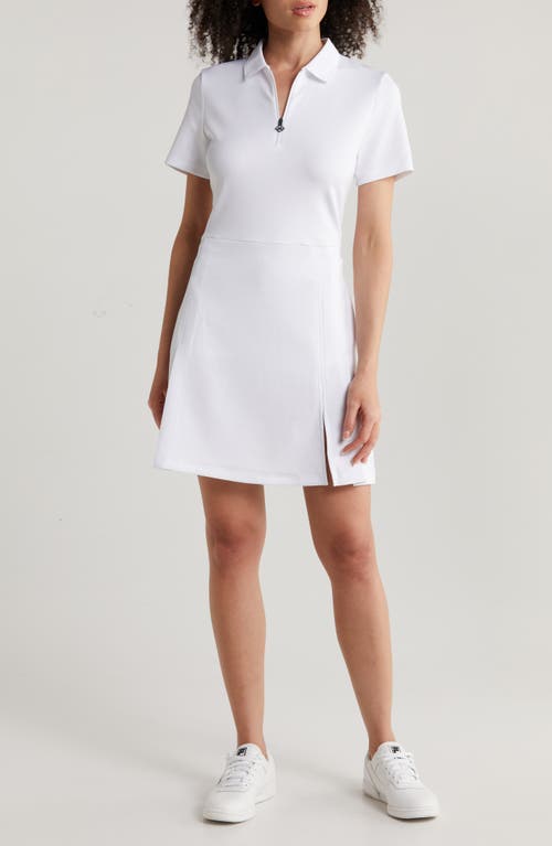 J. Lindeberg Kanai Polo Dress in White