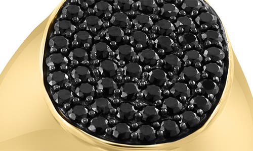 Effy Black Spinel Statement Ring In Gold/black