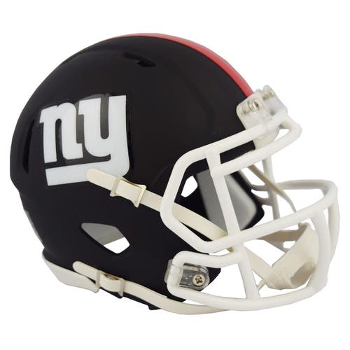 RIDDELL New York Giants Black Matte Alternate Speed Mini Football Helmet