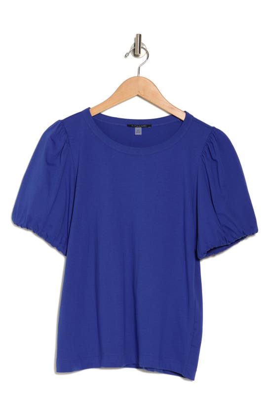 Shop T Tahari Bubble Sleeve T-shirt In Blue Nouveau