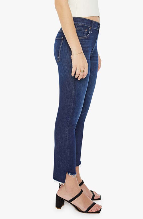 Shop Mother Lil' Insider Step Hem Crop Straight Leg Jeans In Off Limits