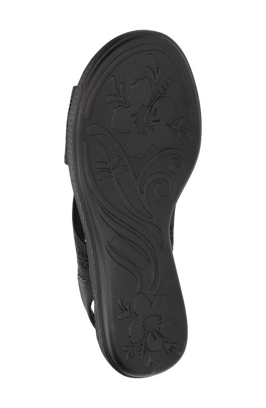 Shop Easy Street Claudia Slingback Sandal In Black