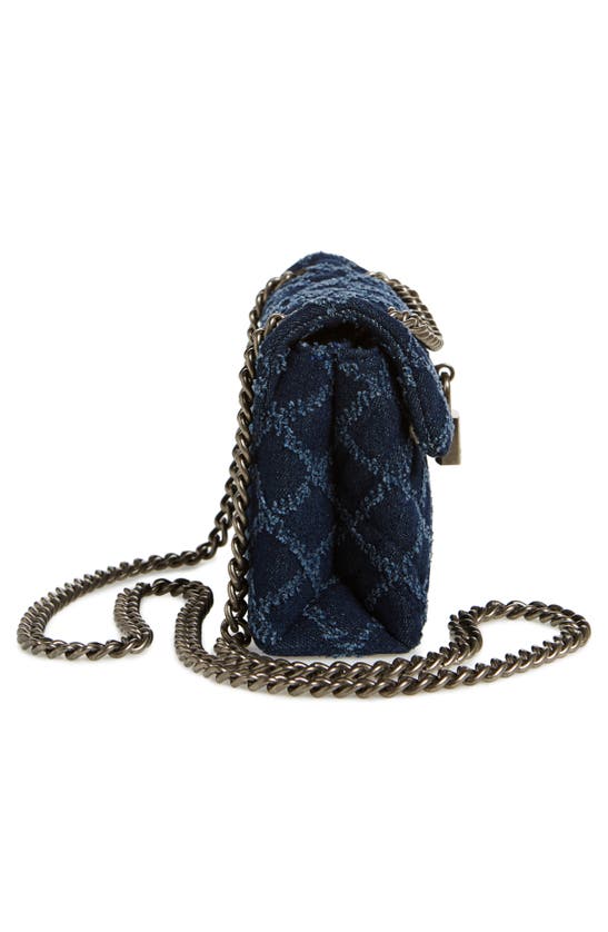 Shop Kurt Geiger Mini Brixton Lock Shoulder Bag In Navy