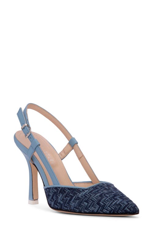 Shop Beautiisoles Mandy Pointed Toe Pump In Blue