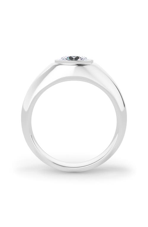 Hautecarat Round Brilliant Lab Created Diamond Ring In 2.50 Ctw 18k White Gold