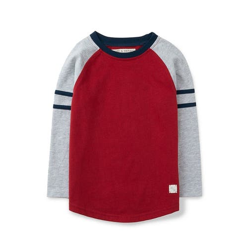 Hope & Henry Baby Boys' Colorblock Raglan Tee, Infant In Red