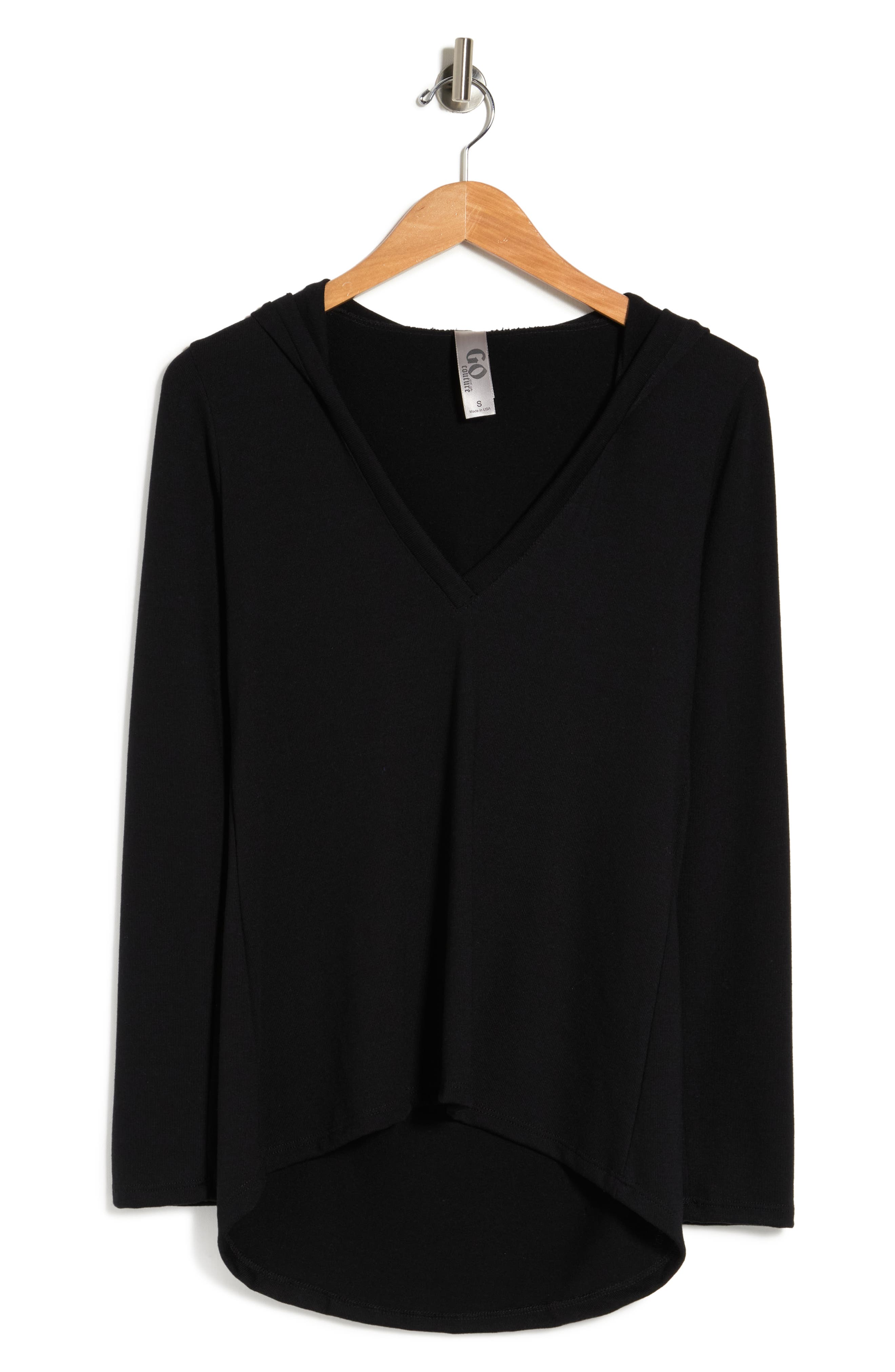 GO COUTURE Hooded Tunic Sweater 