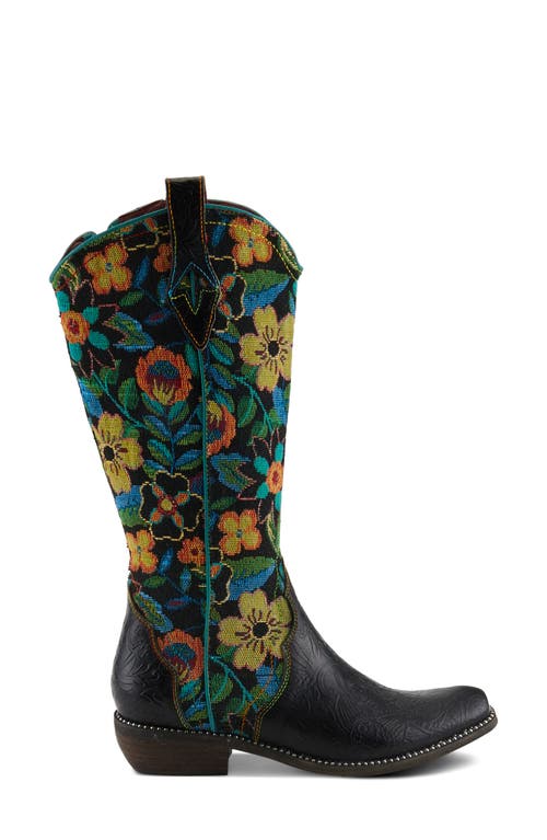 Shop L'artiste By Spring Step Rodeoqueen Western Boot In Black Multi