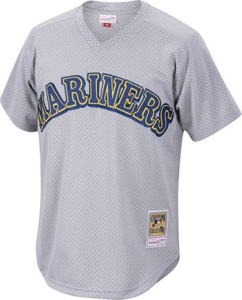 Mitchell & Ness Men's Mitchell & Ness Edgar Martinez Charcoal Seattle  Mariners Cooperstown Collection Mesh Batting Practice Jersey