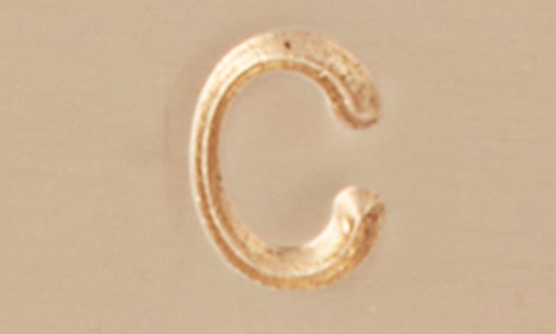 Nashelle Hadley Initial Bar Bracelet In Yellow Gold Fill - C