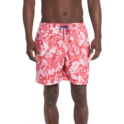 Trunks Surf & Swim Co. Sano Print Swim Trunks, Pink