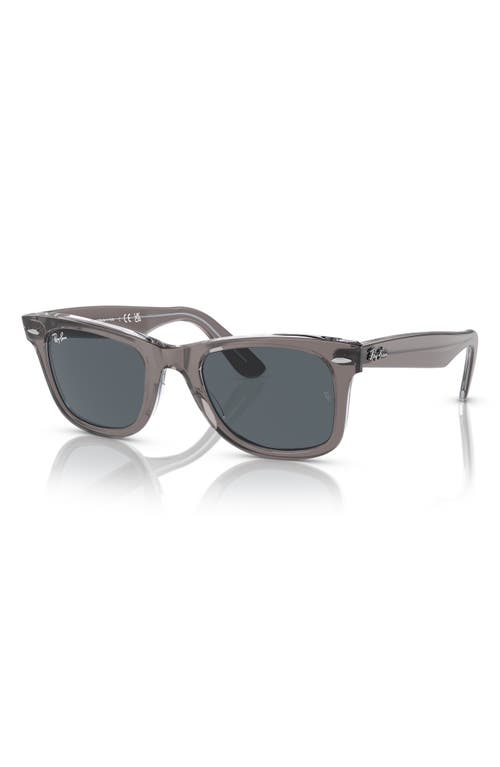 Shop Ray Ban Ray-ban 52mm Square Sunglasses In Grey/navy