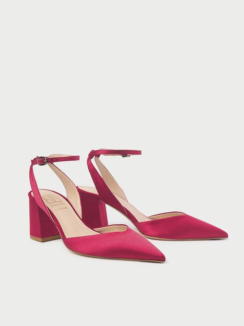 Shop Mavette Aurora Pump In Burgundy