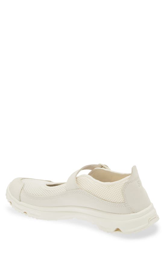 Salomon Marie-jeanne Nubuck-trimmed Mesh Sneakers In Vanilla/vanilla/vanilla