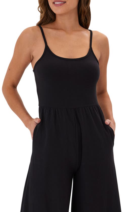 Shop Threads 4 Thought Tansie Luxe Jersey Tank Jumpsuit In Black