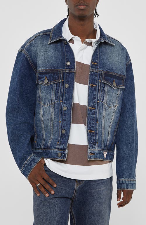 GUESS JEANS Kit Denim Trucker Jacket Ord1 at Nordstrom,