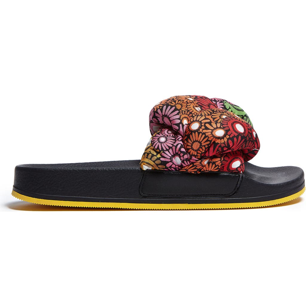 La Doublej Treccia Slides Pride Daisy Multicolor In Pride Daisy Multicolor