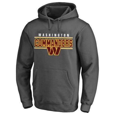 Women's Antigua White Washington Commanders Victory Pullover Hoodie