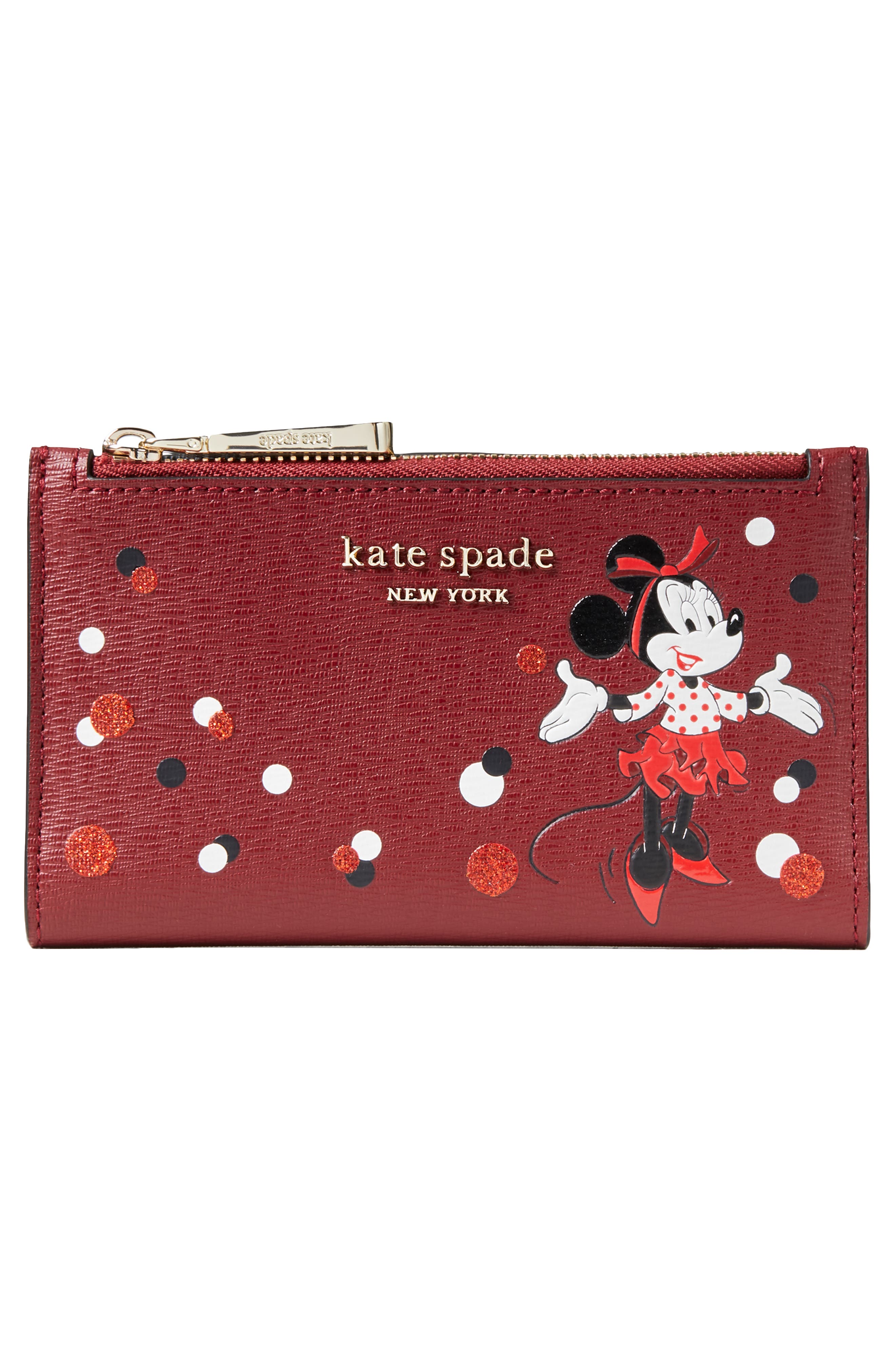 kate spade new york x minnie mouse chain wallet