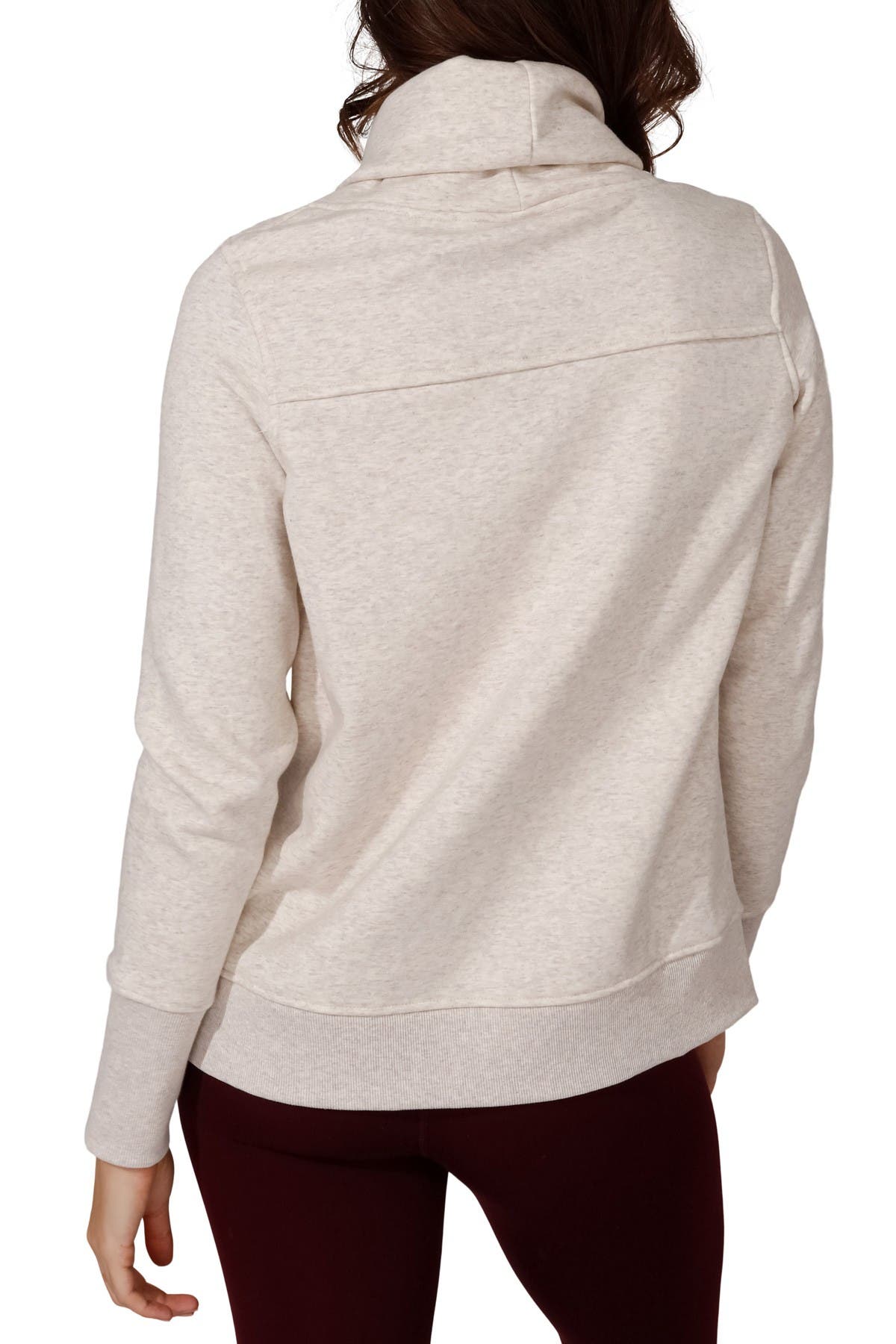 Degree By Reflex Funnel Neck Thumbhole Sleeve Pullover Nordstrom Rack