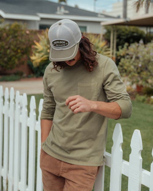 Shop Hemlock Mack Mesh Hat In Olive