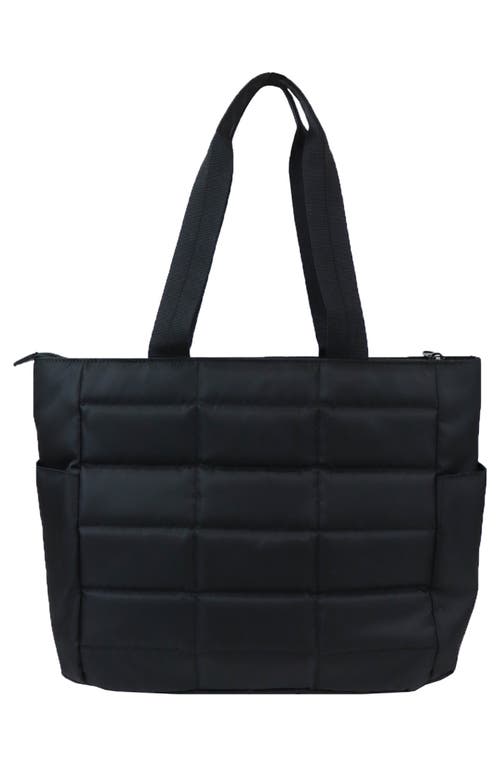 Shop Hedgren Camden Quilted Water Repellent Tote In Black