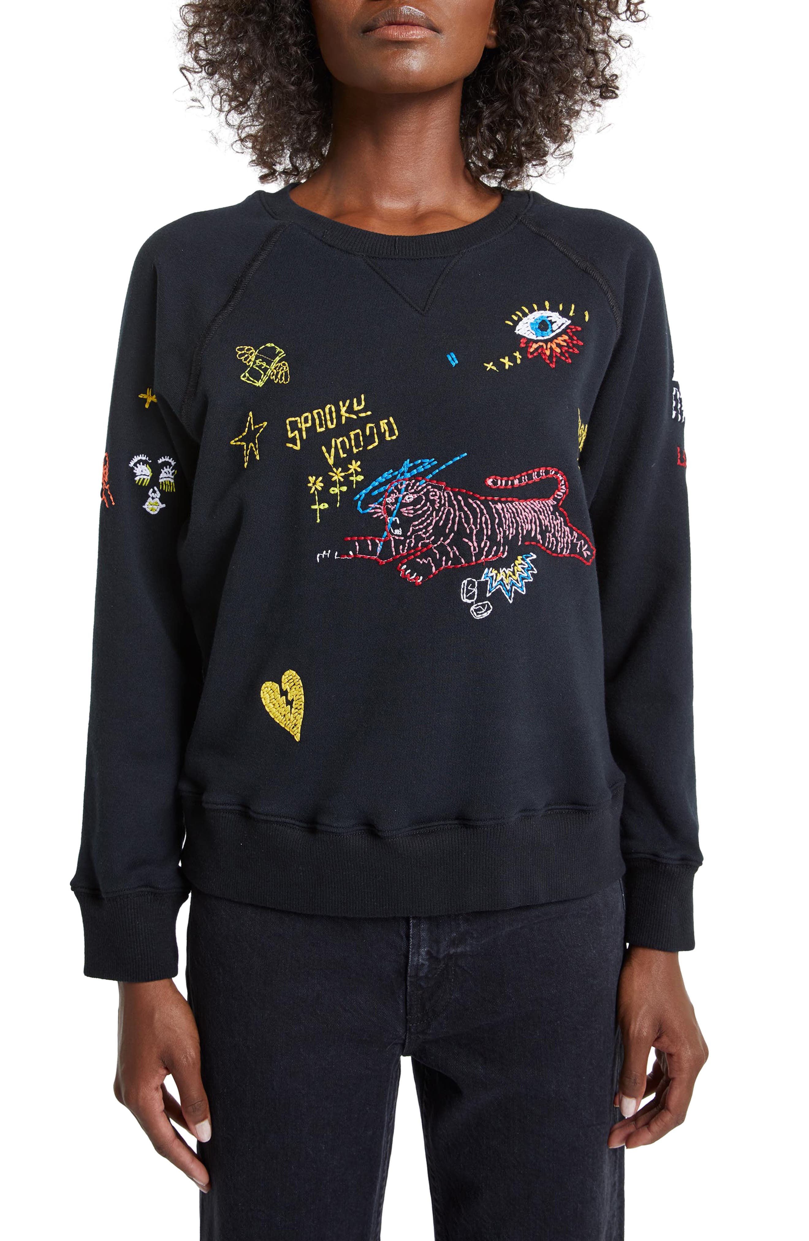 Mother Graphic Pullover Sweatshirt In Spooky Voo