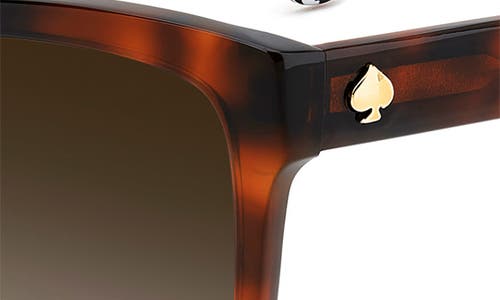 Kate Spade New York Kiya 56mm Gradient Square Sunglasses In Brown