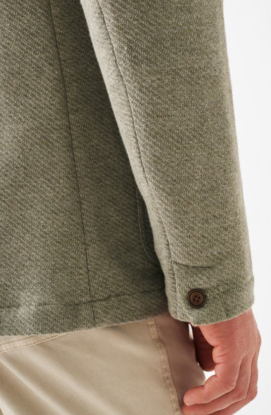 Faherty Inlet Knit Blazer In Olive Brush Melange ModeSens