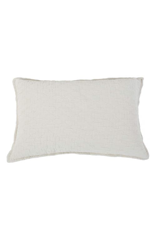 Pom Pom at Home Ojai Textured Cotton Sham in Greige at Nordstrom