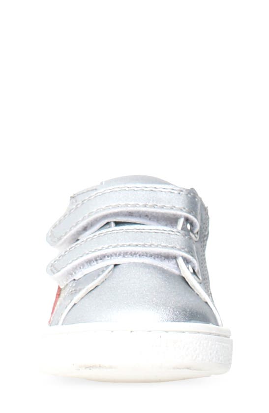 Shop Naturino Kids' Pinn Sneaker In Silveruchsia-platinum